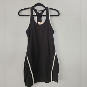 NWT Superdown Stretch Sports Tennis Dress XS Black